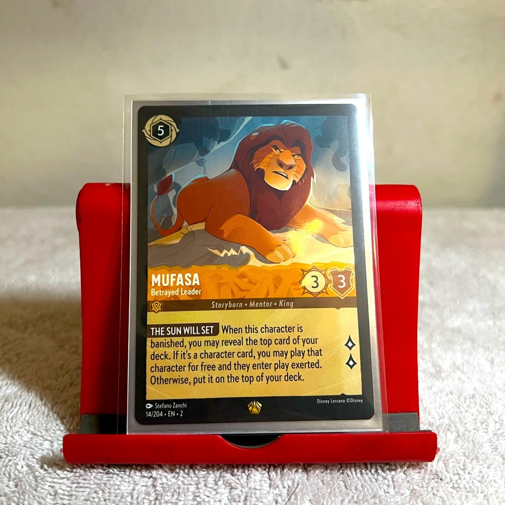 Disney Lorcana Mufasa Legendary Rare